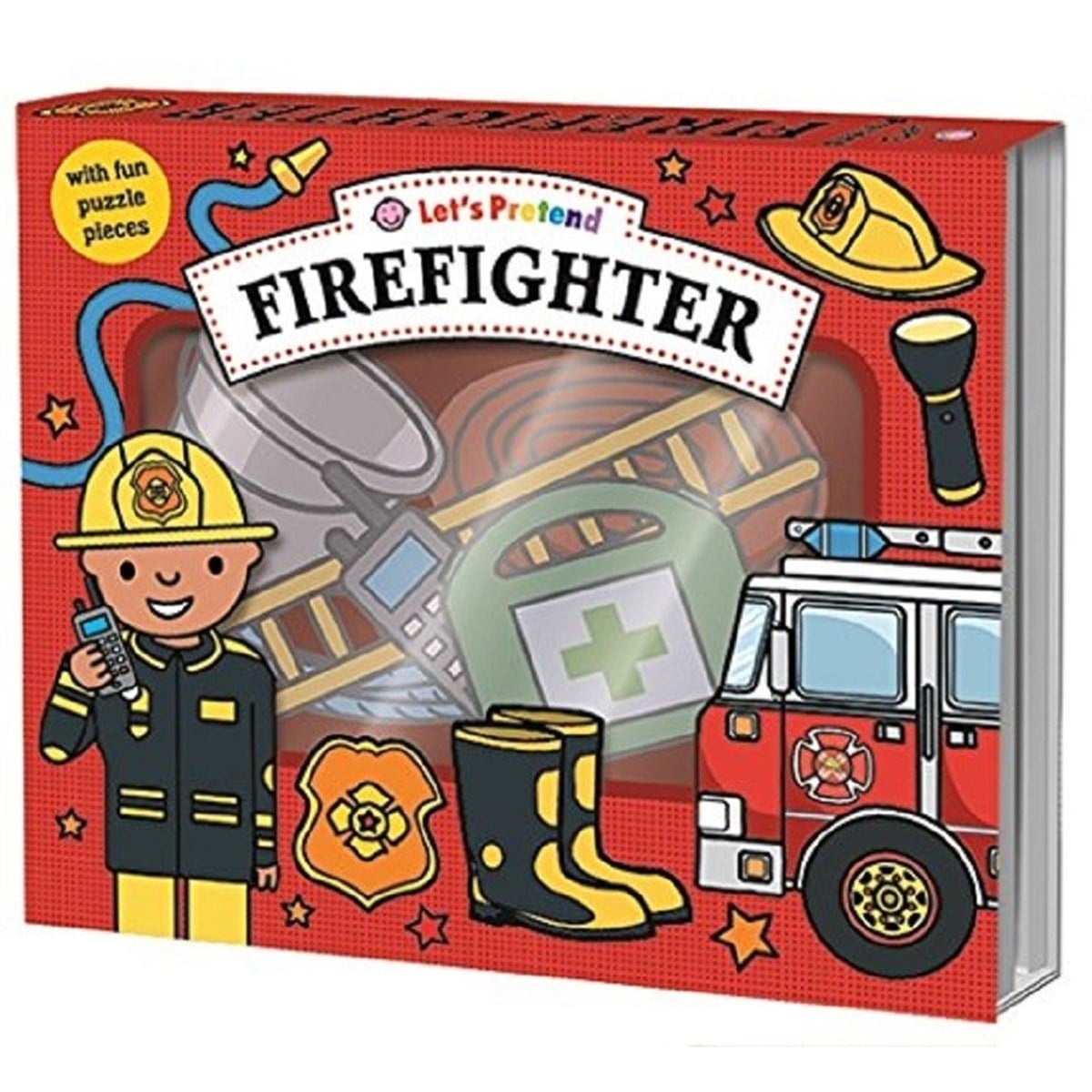 Let's Pretend : Firefighter (Yapboz içeren Kitap) 