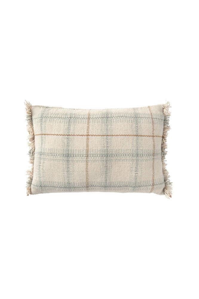 Lorena Canals Çocuk Odası Yastığı, Tartan Blue Sage