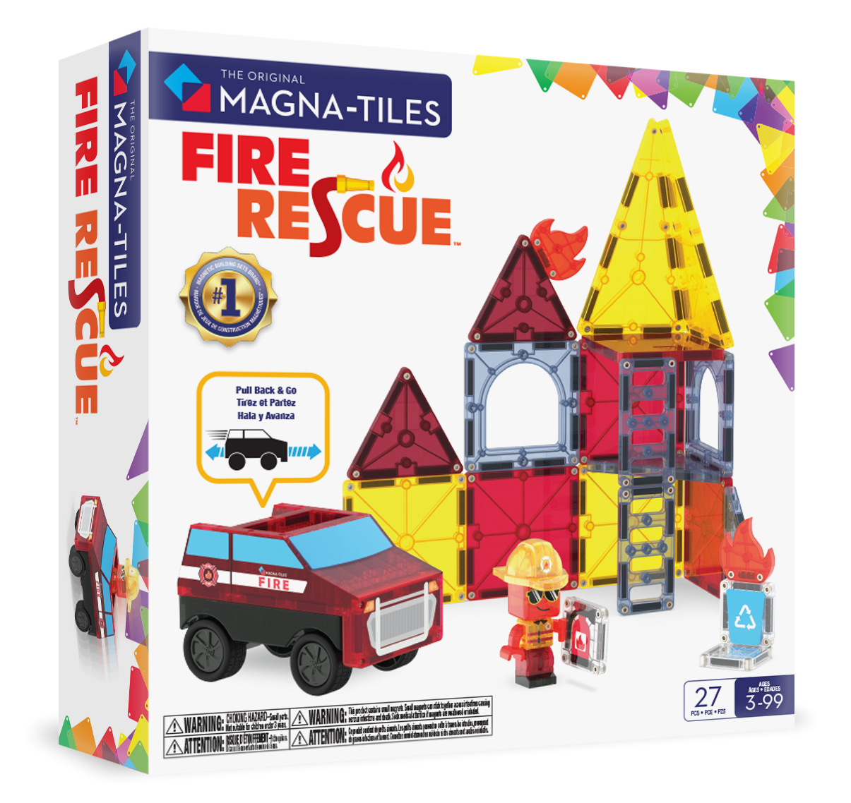 MAGNA-TILES® - Fire Rescue - 27 Parça