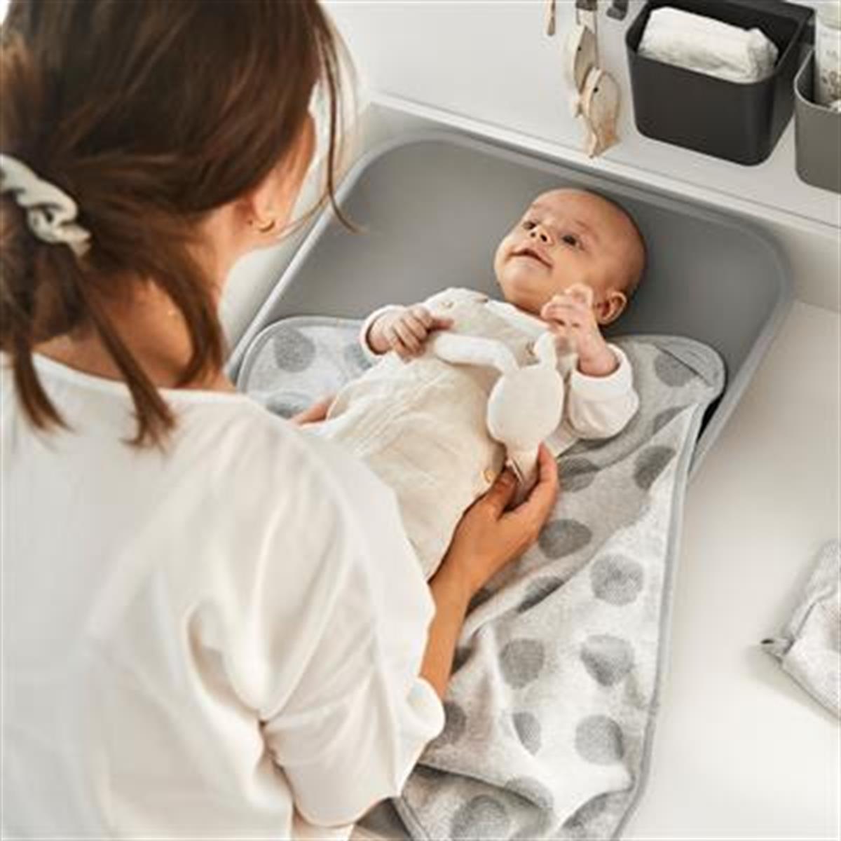 Matty Alt Değiştirme Matı, Pearl Grey