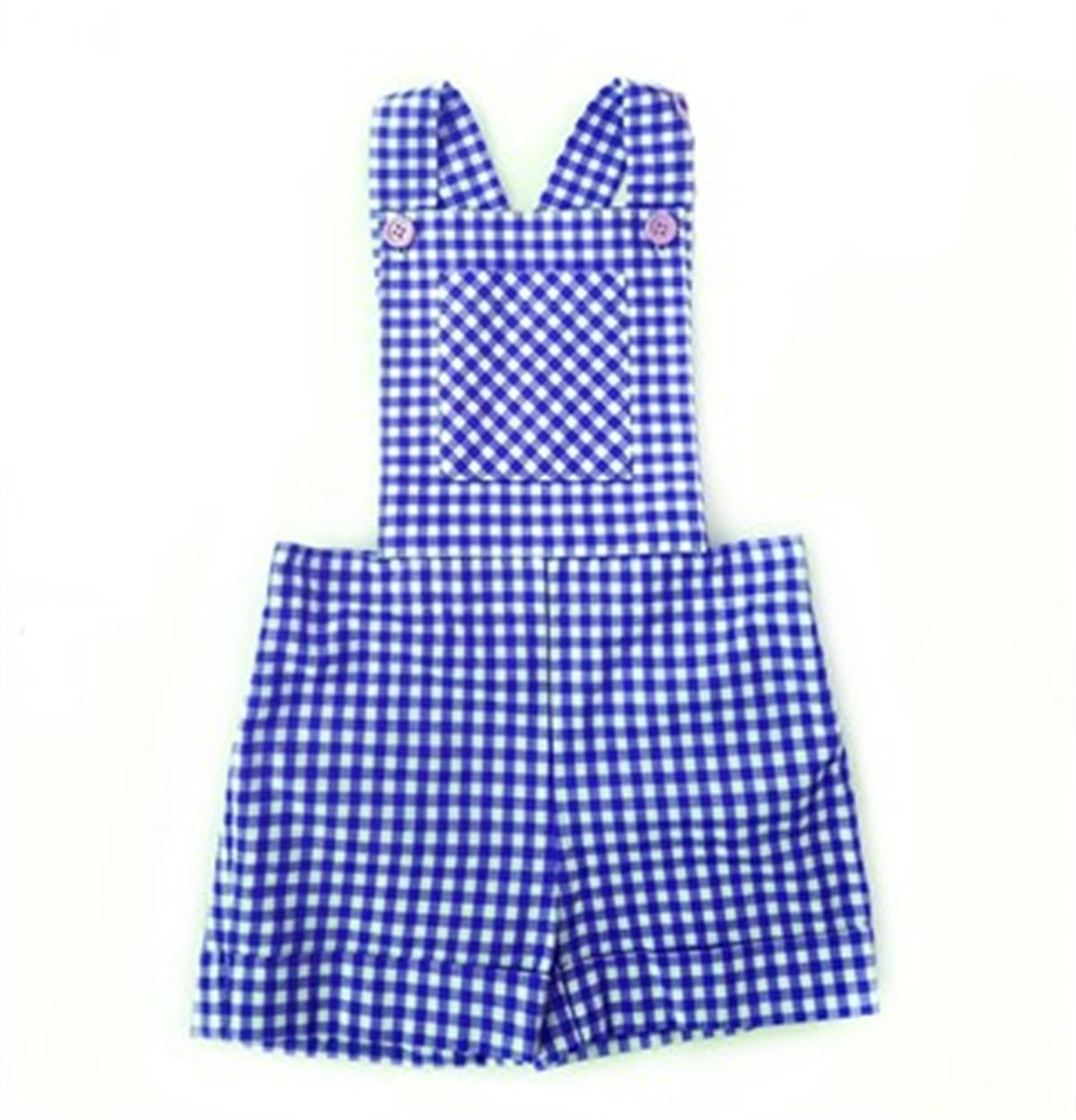 Pötikare Mavi Şort Salopet 