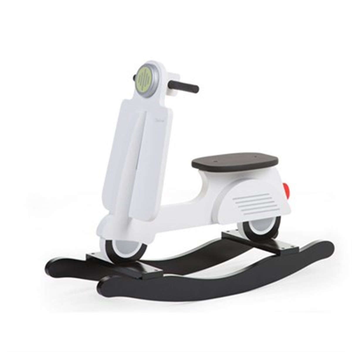Sallanan Vespa Motor Siyah & Beyaz