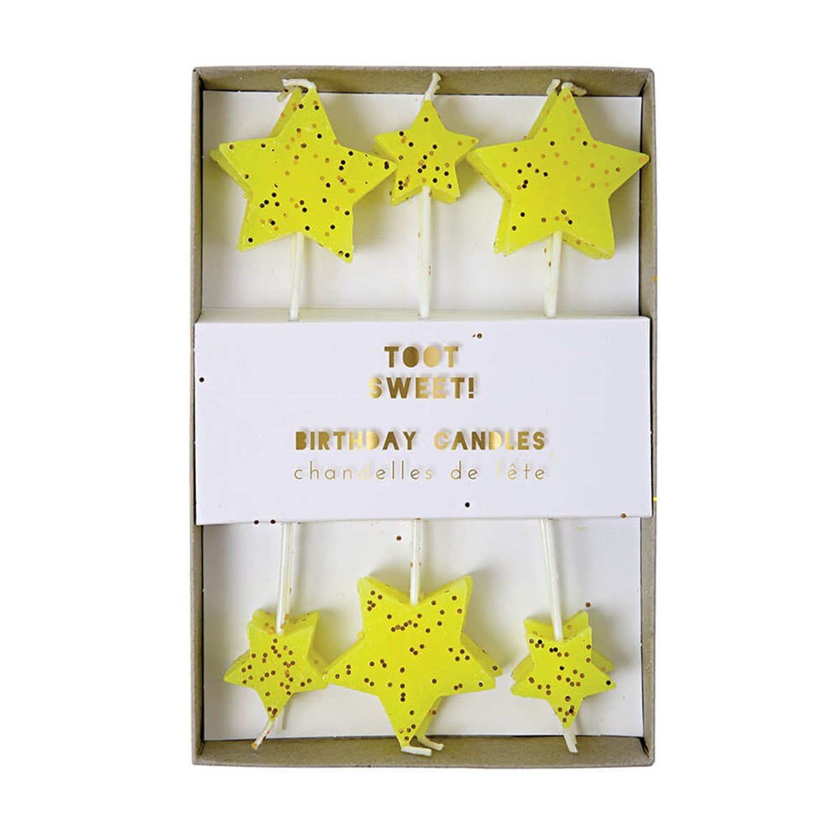 Sarı Yıldızlar Mum
