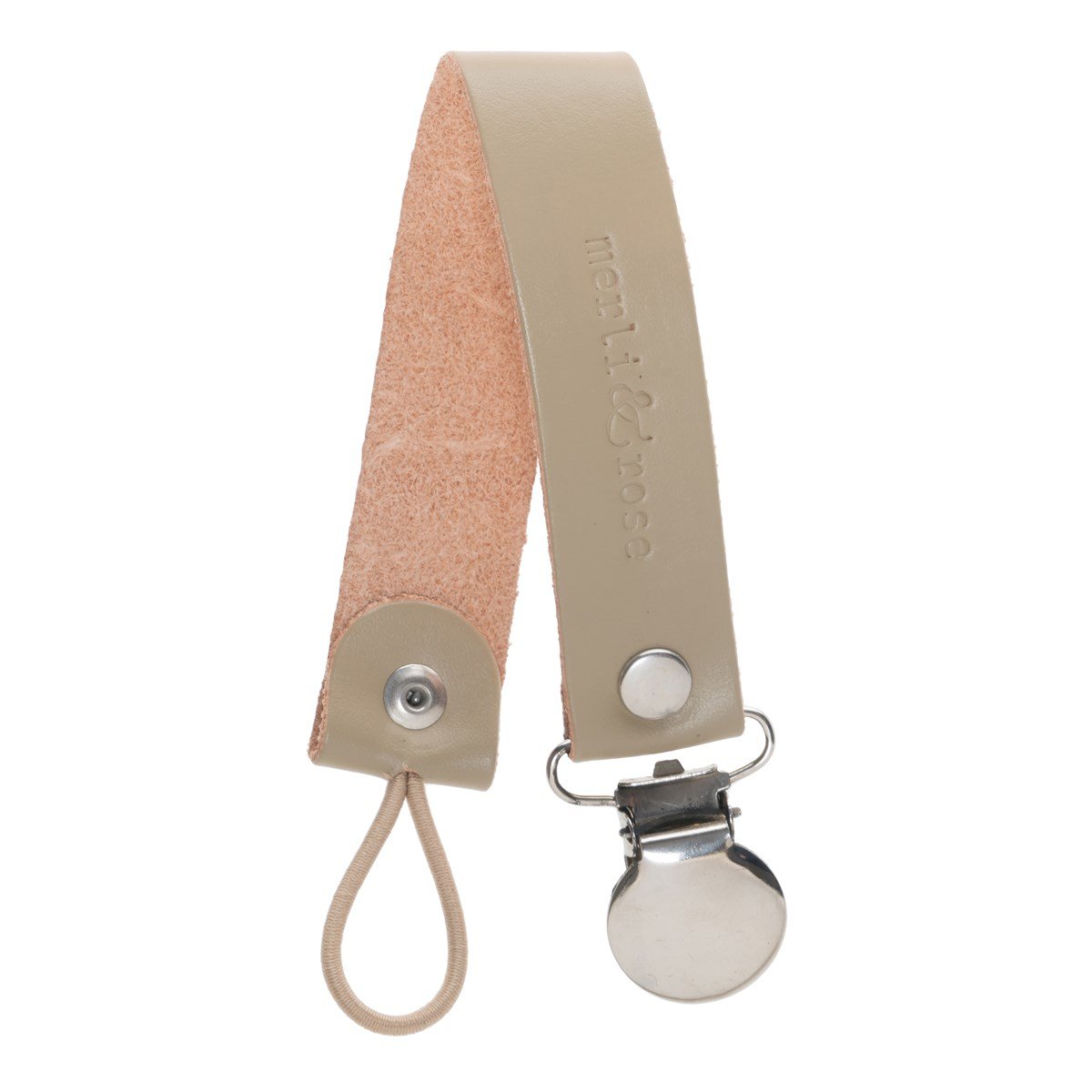 Vejetal Deri Emzik Askısı - Sand