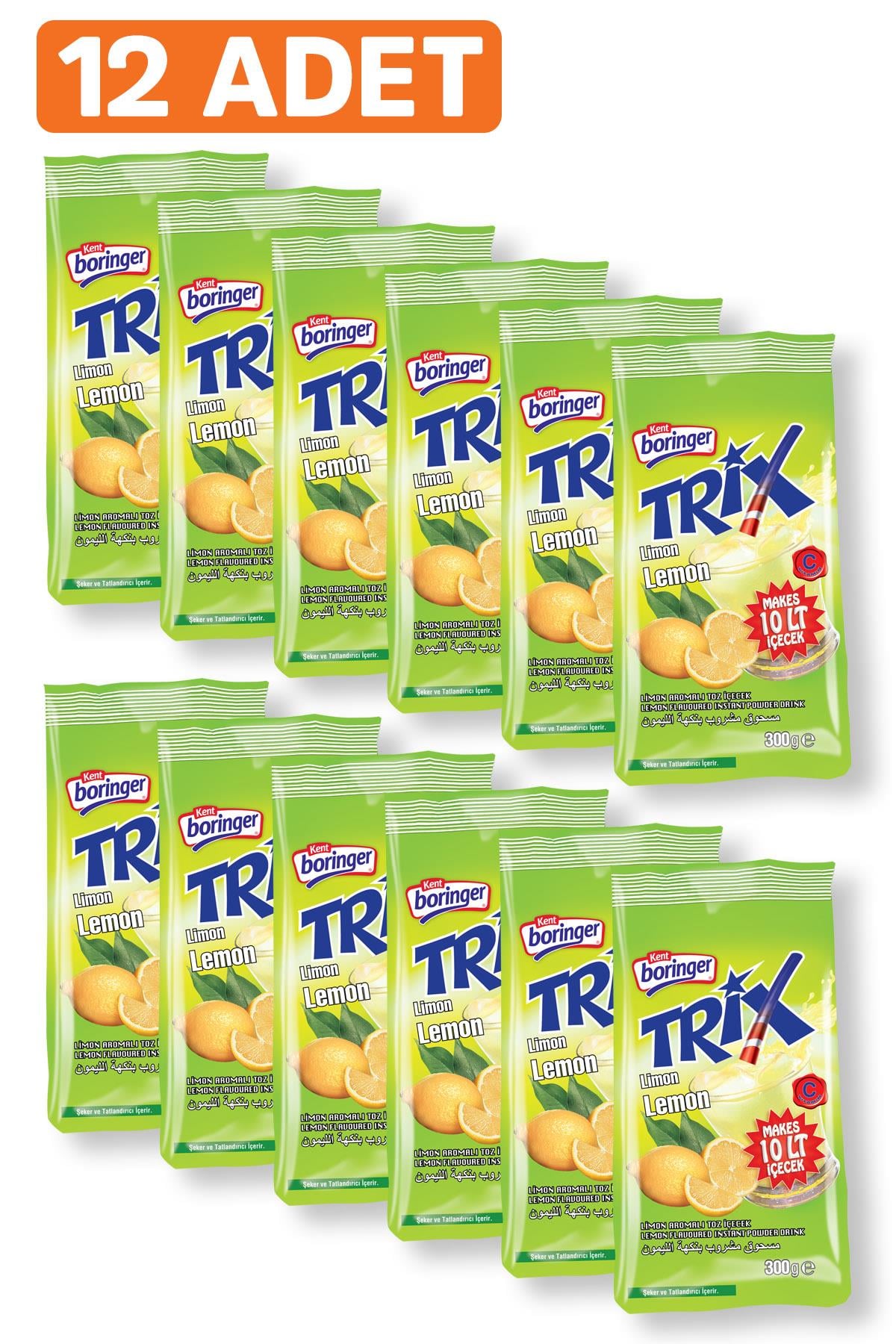 300g*12 adet Limon Aromalı Toz İçecek