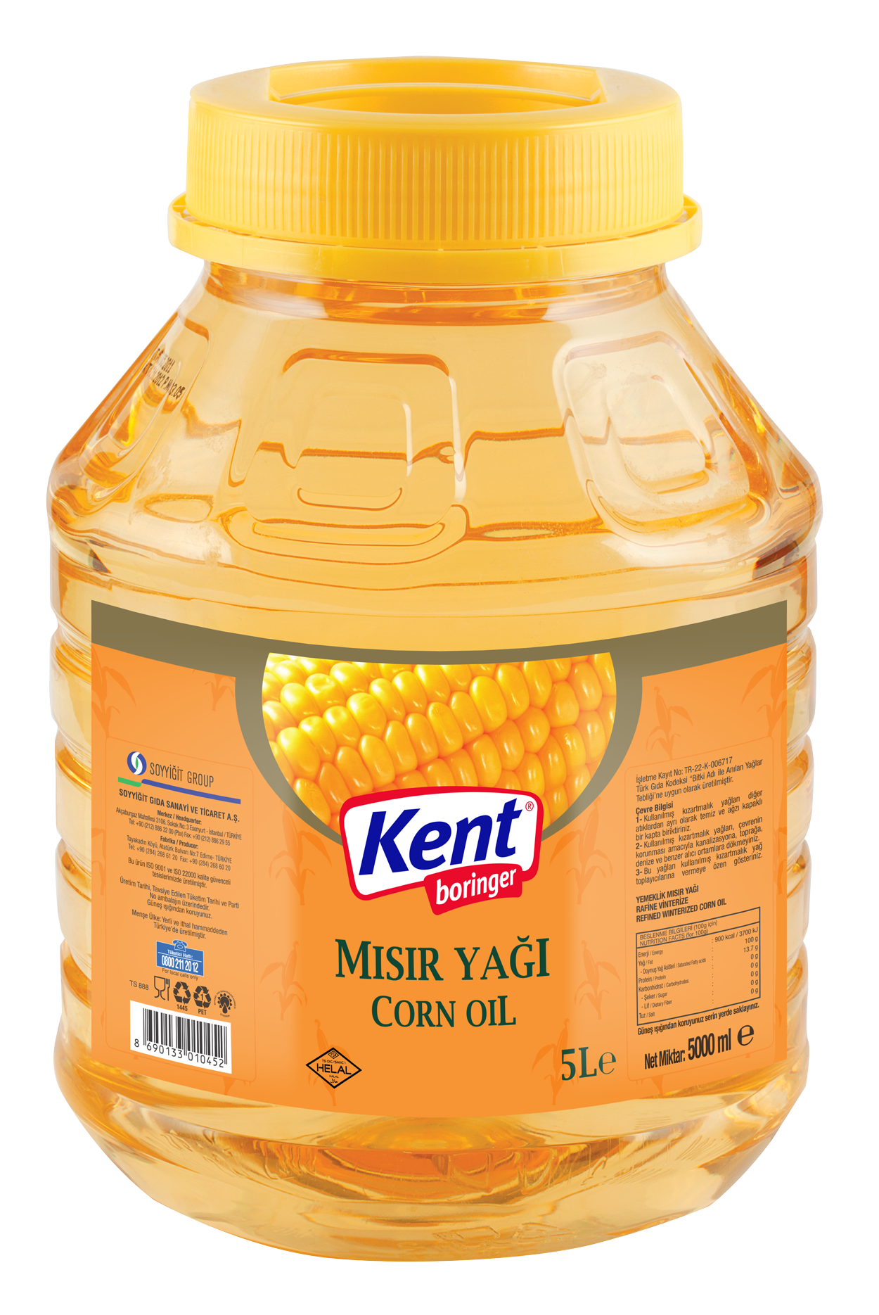 KB Mısır Yağı (Geniş Ağız) 5 lt.