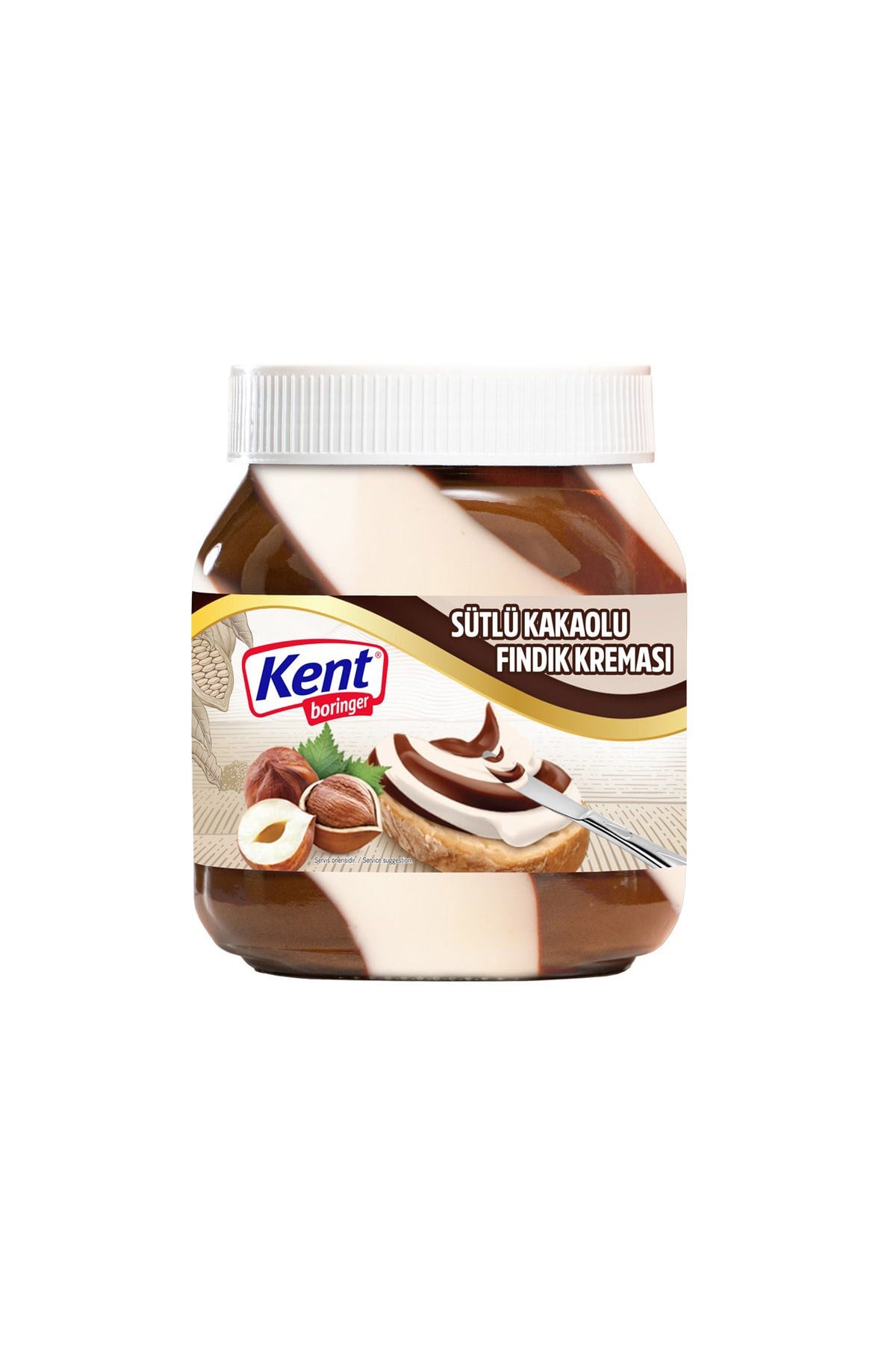KB Sütlü Kakaolu Fındık Kreması-Çift Renkli 350 Gr