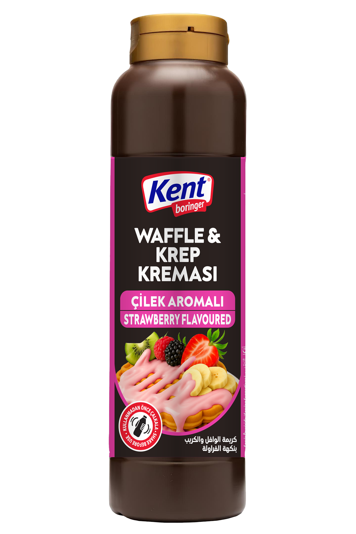 KB Waffle Sos Çilek Aromalı 1000 GR.