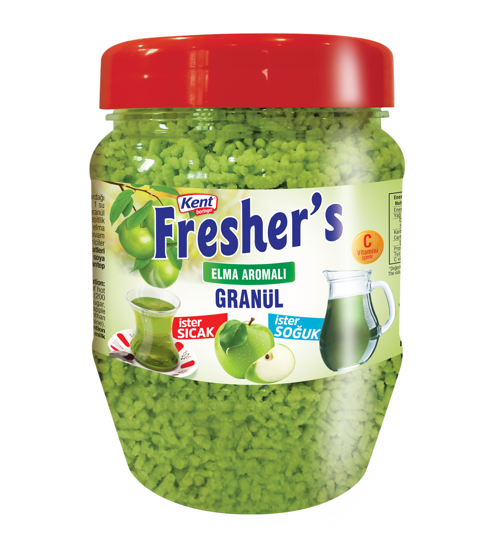 Kent Boringer 300g Elma Aromalı Granül İçecek