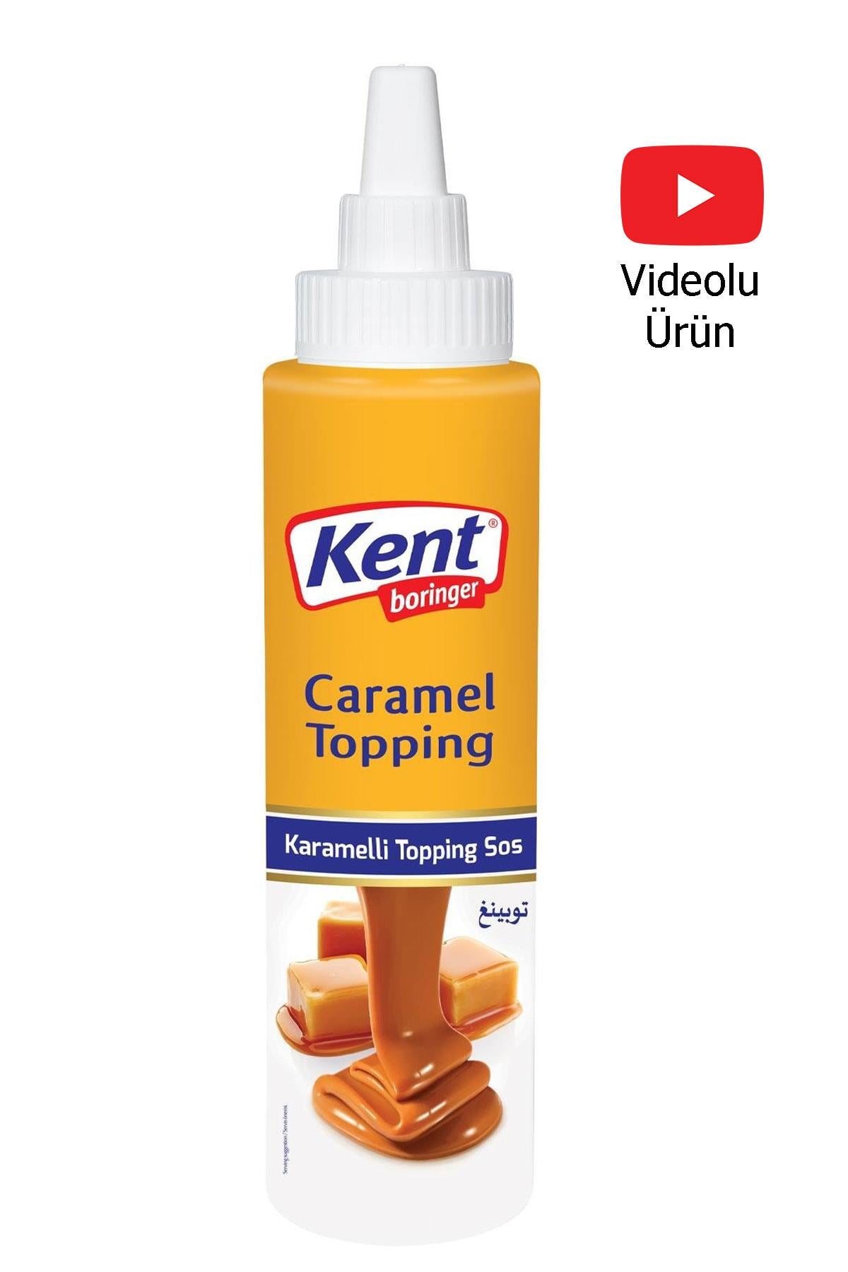 Kent Boringer 300g Karamelli Topping Sos ( Silindir)