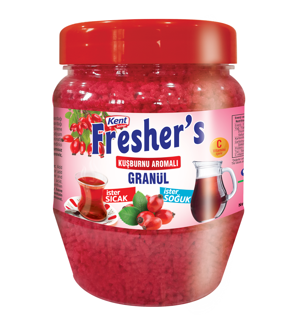Kent Boringer 300g Kuşburnu Aromalı Granül İçecek.