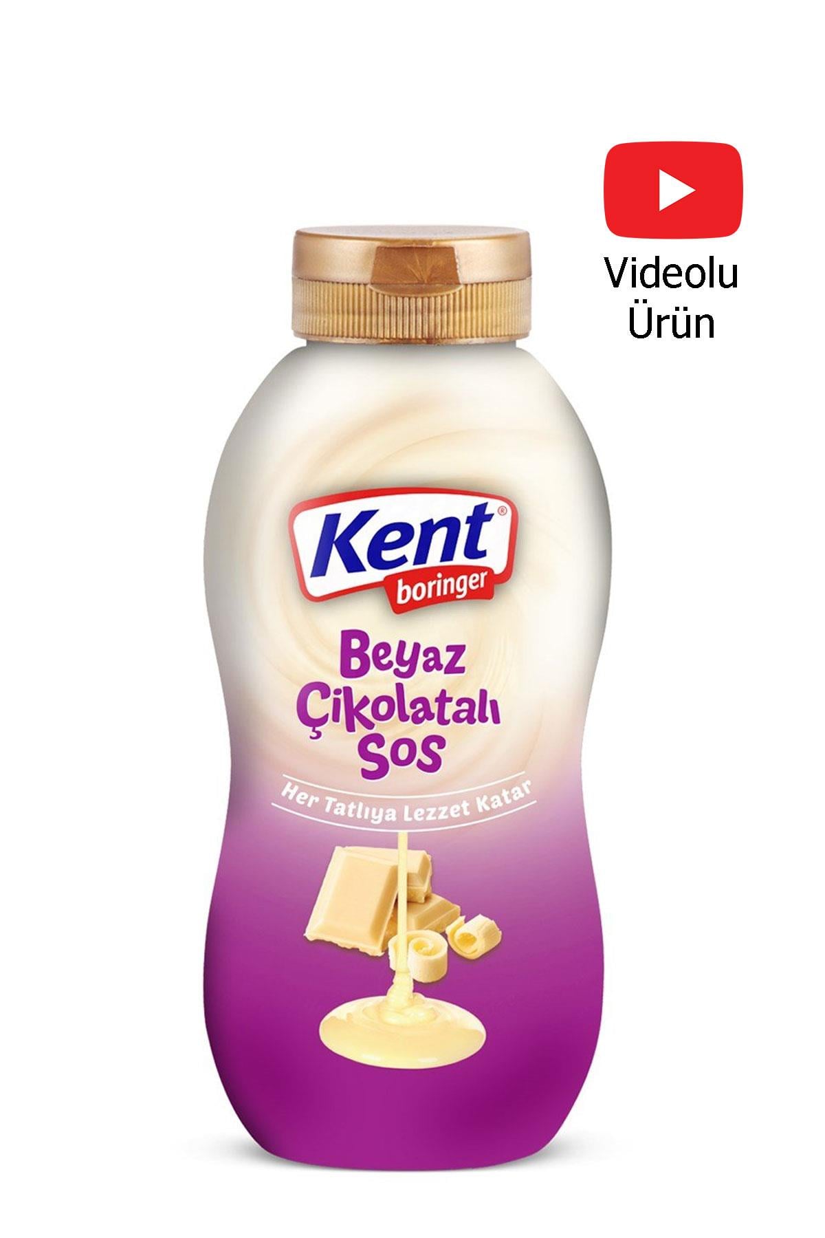 Kent Boringer 320g Beyaz Çikolatalı Topping Sos