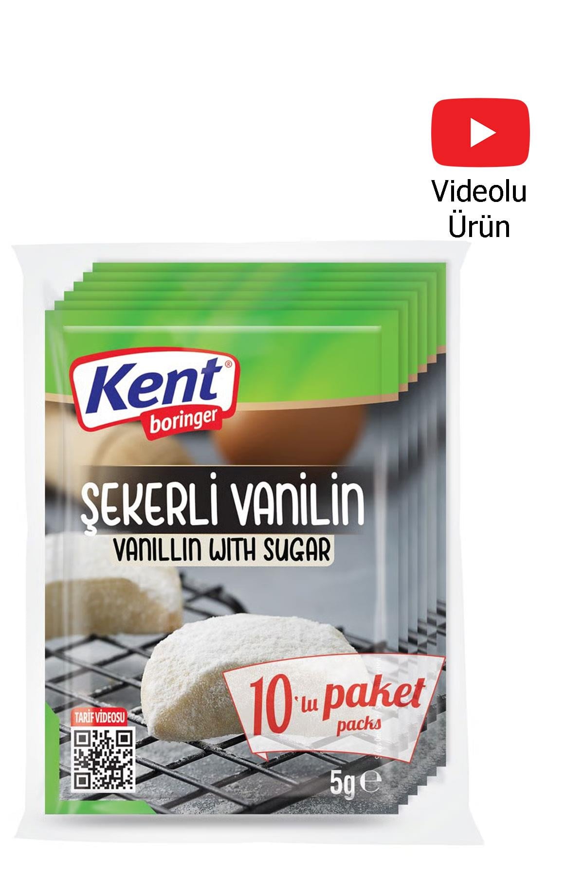 Kent Boringer 5g*10 adet Şekerli Vanilin