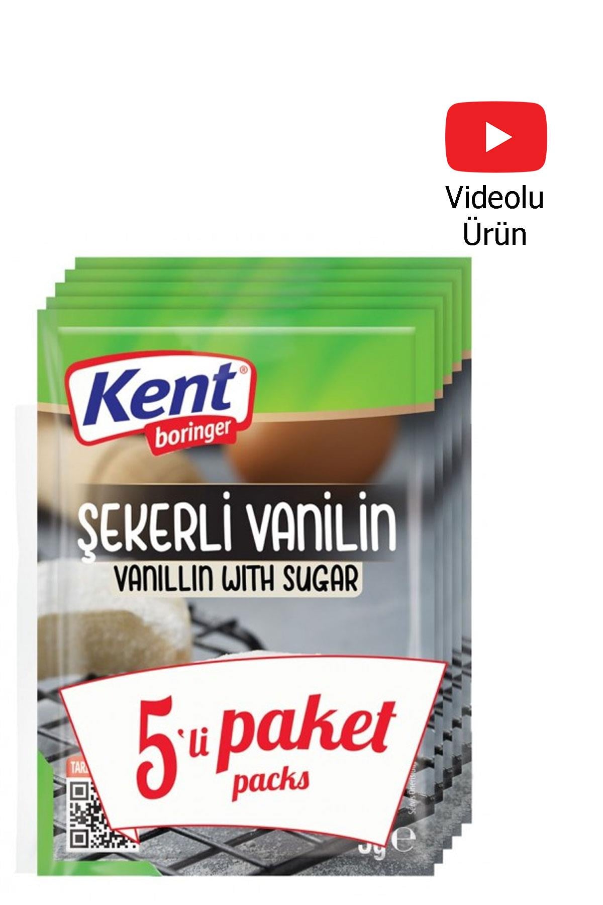 Kent Boringer 5g*5 adet Şekerli Vanilin