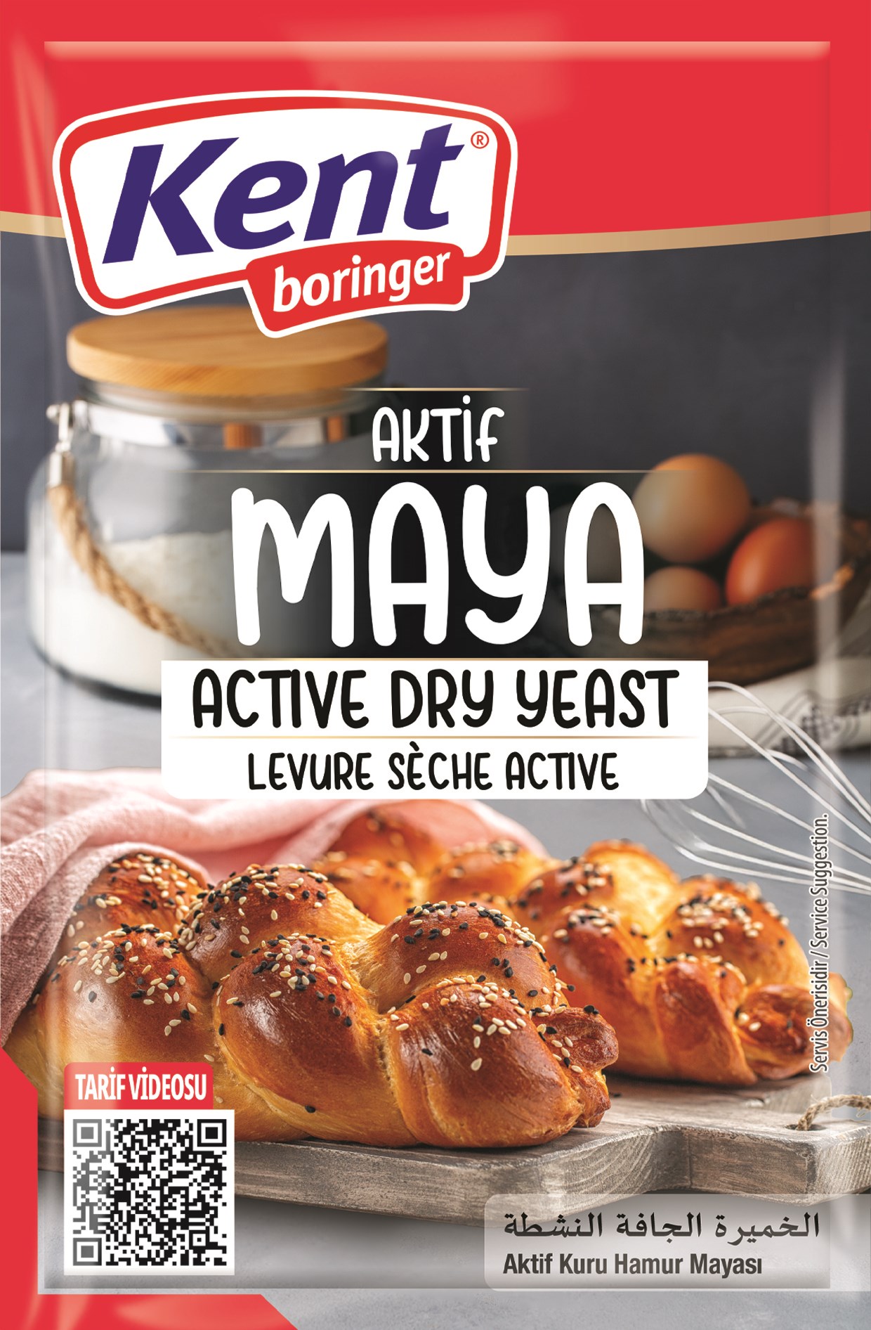 Kent Boringer Aktif Kuru Maya 100 gr.