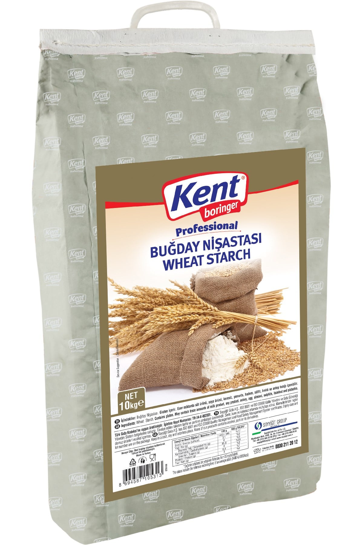 Kent Boringer Buğday Nişastası 10 Kg