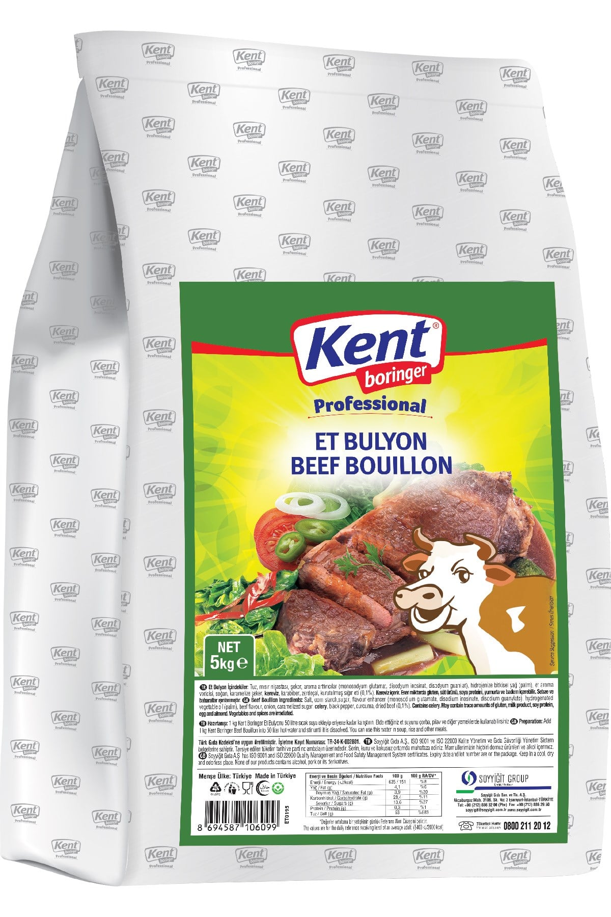 Kent Boringer Et Bulyon 5 Kg