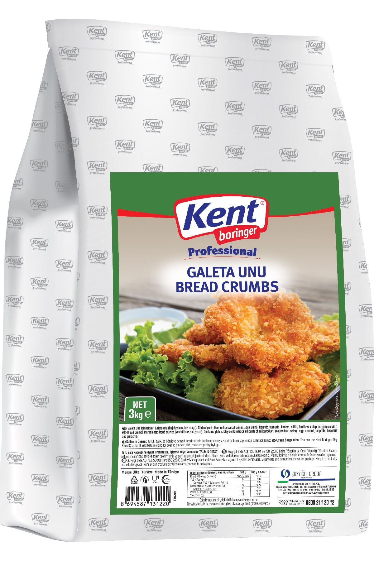 Kent Boringer Galeta Unu 3 Kg