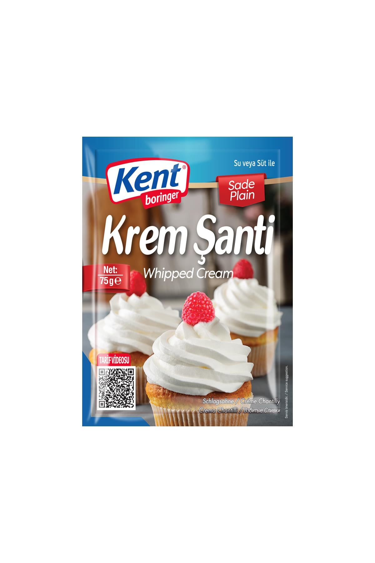 Kent Boringer Krem Şanti Sade 75gr                                                                              