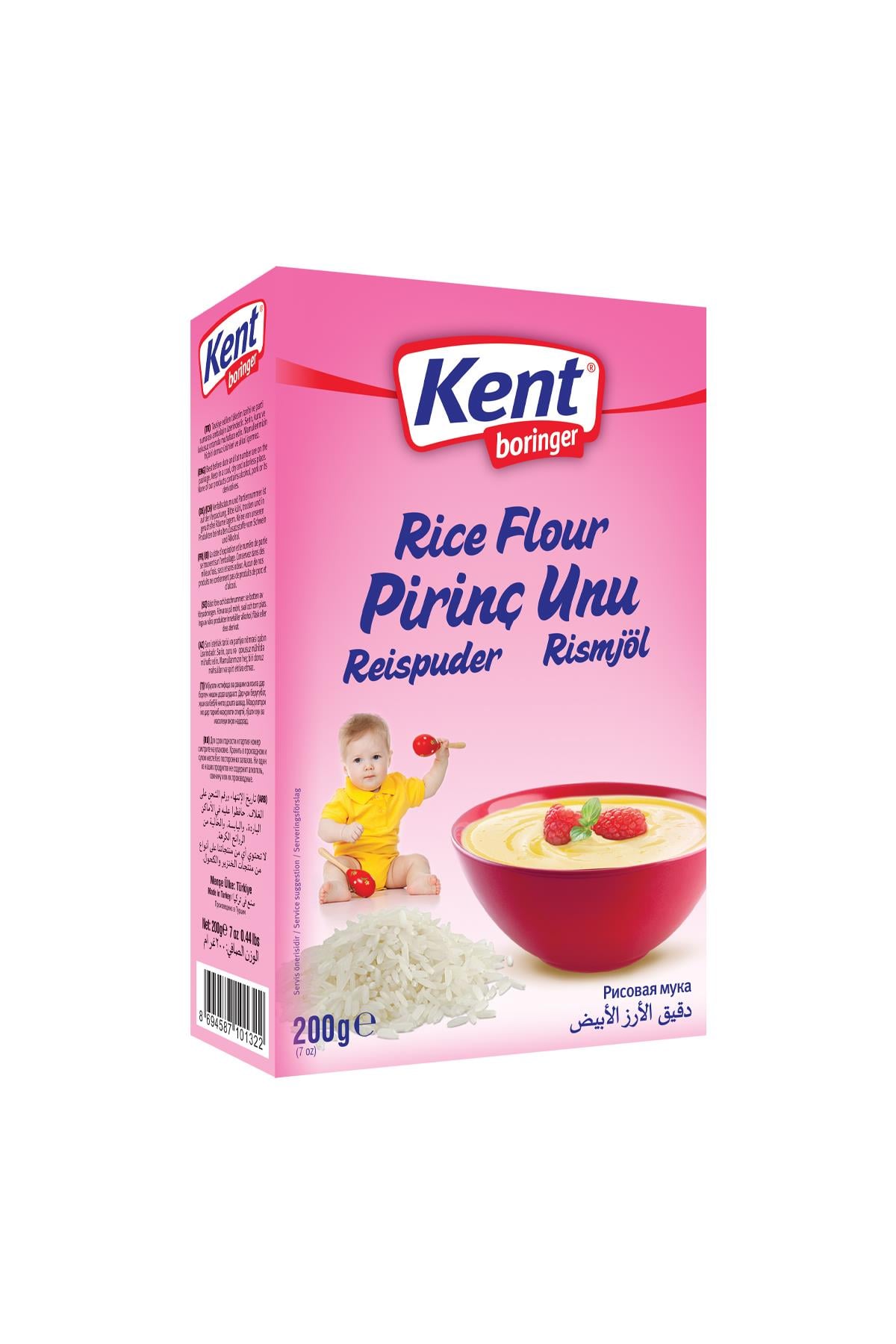 Kent Boringer Pirinç Unu 200 Gr