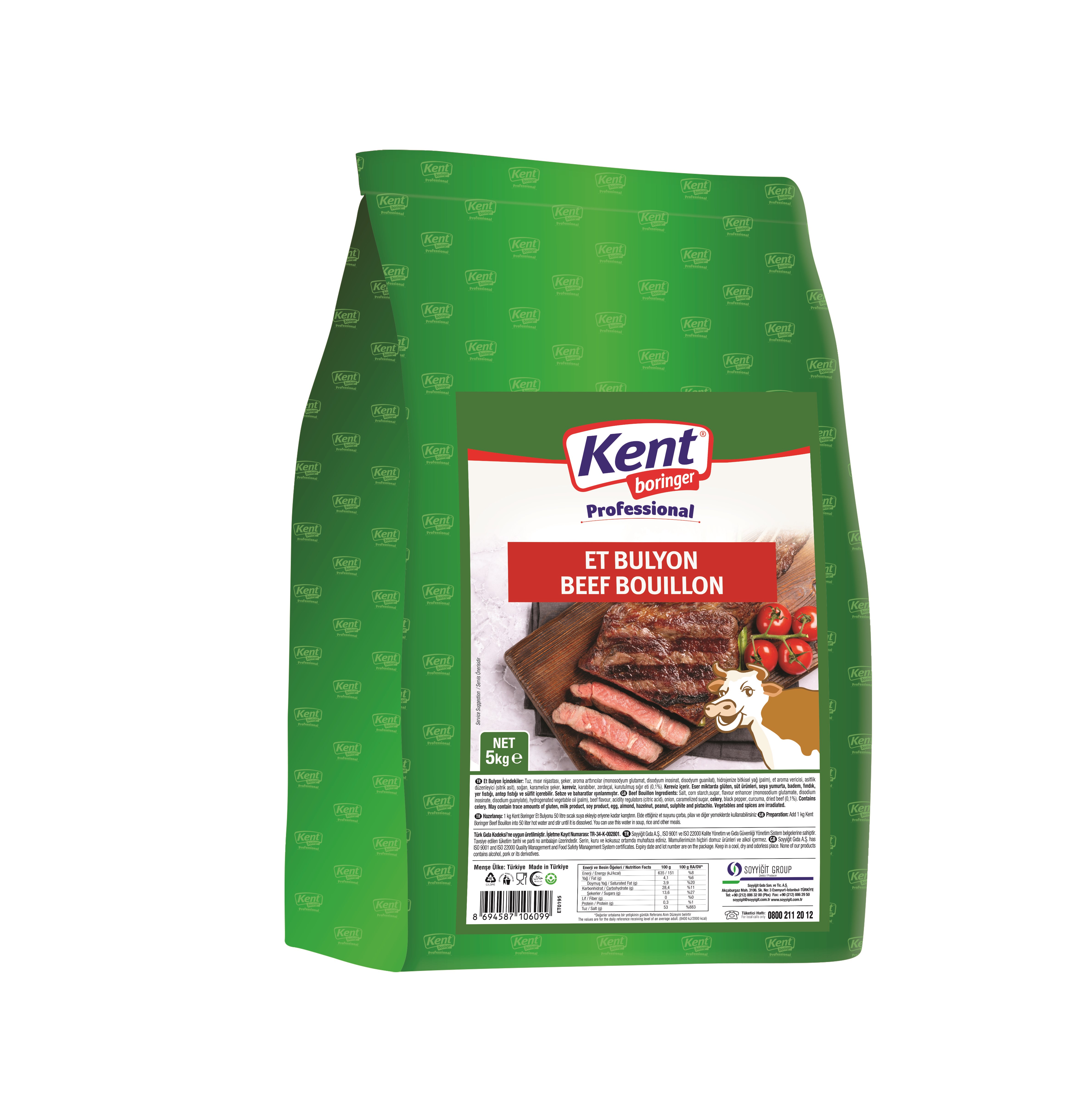 Kent Boringer  Professional Et Bulyon 5 Kg