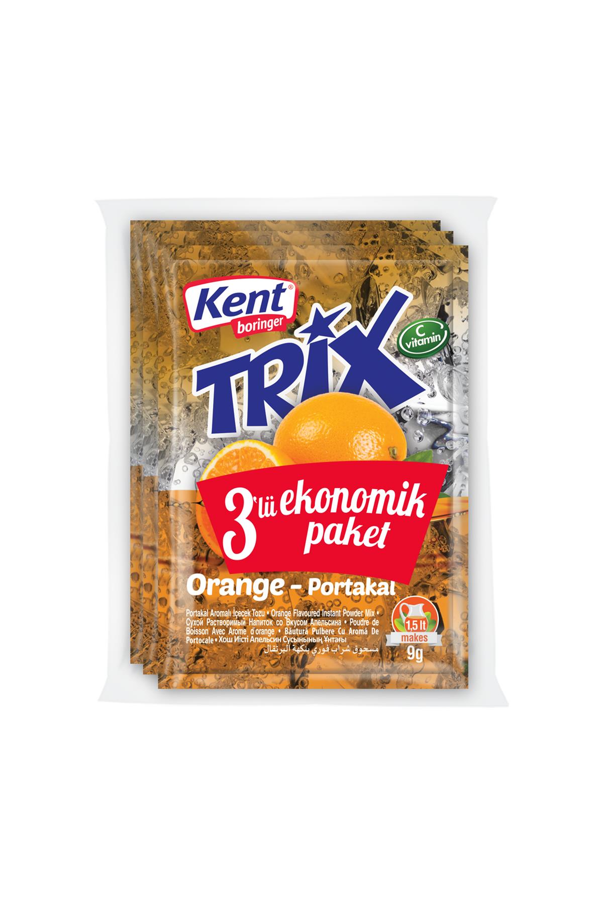 Kent Boringer Trix Portakal 9 Gr 3 lü
