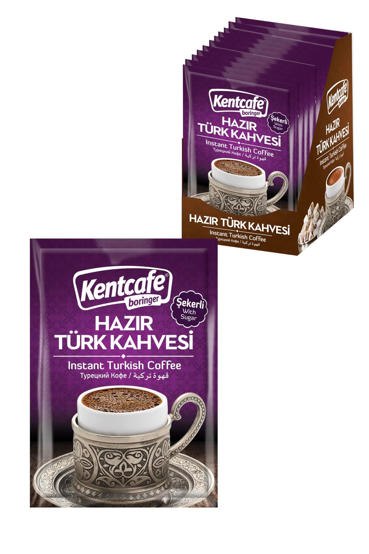 Kentcafe 11g*12 adet Şekerli Türk Kahvesi