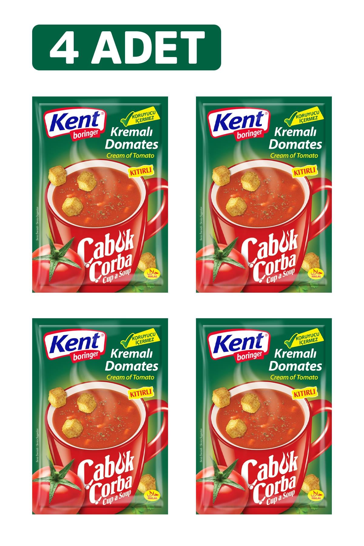 Kremalı Domates 22 Gr 4'lü Çabuk Çorba 