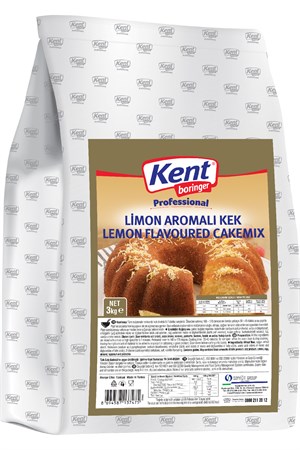 Kent Boringer Limon Aromalı Kek 3 Kg