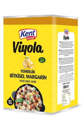 Kent Boringer Viyona Bitkisel Margarin Teneke 18 LT