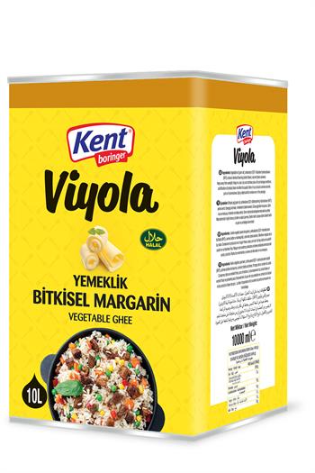 Kent Boringer Viyona Bitkisel Margarin Teneke 10 LT