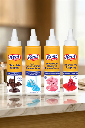 Topping Sos 4'lü Avantajlı Set (Çikolatalı-İtalyan Karamelli-BubbleGum-Frambuazlı) 300 Gr X4