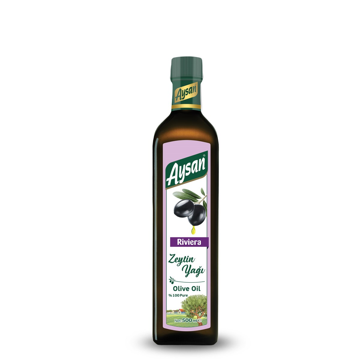 Aysan Riviera Zeytinyağı 500 ml  Cam Şişe