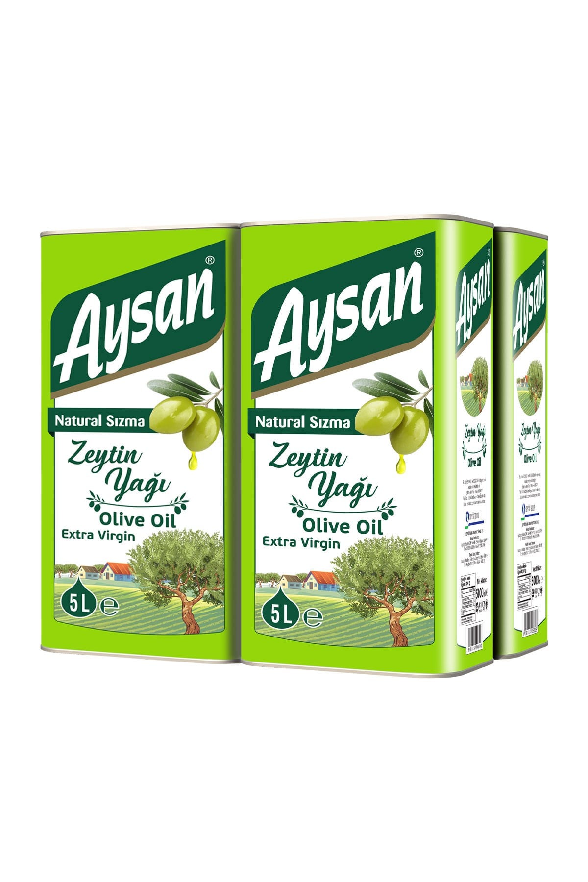Aysan Sızma Zeytinyağı 5 Lt x 4