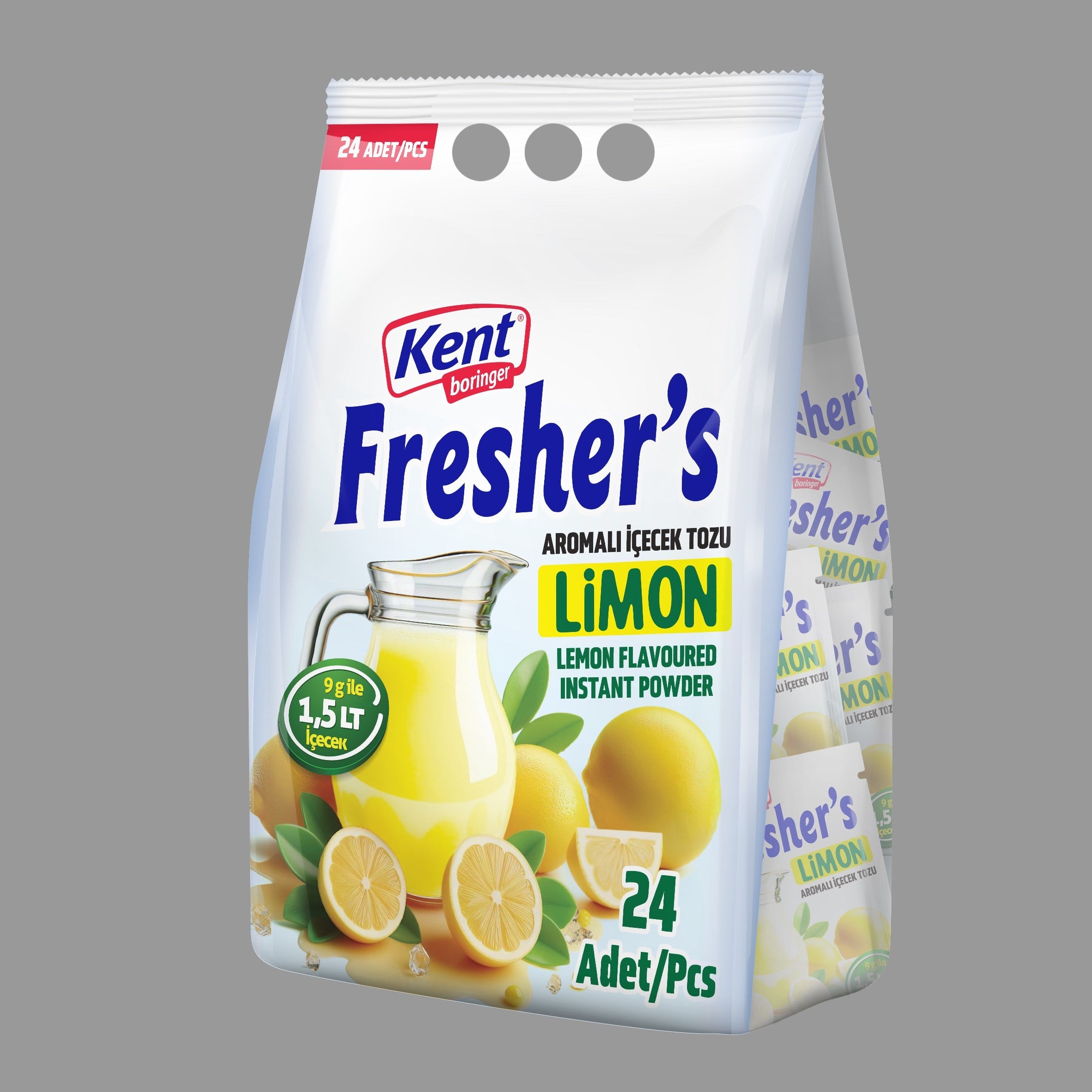 Fresher's Limon Aromalı Toz İçecek 24 Adet
