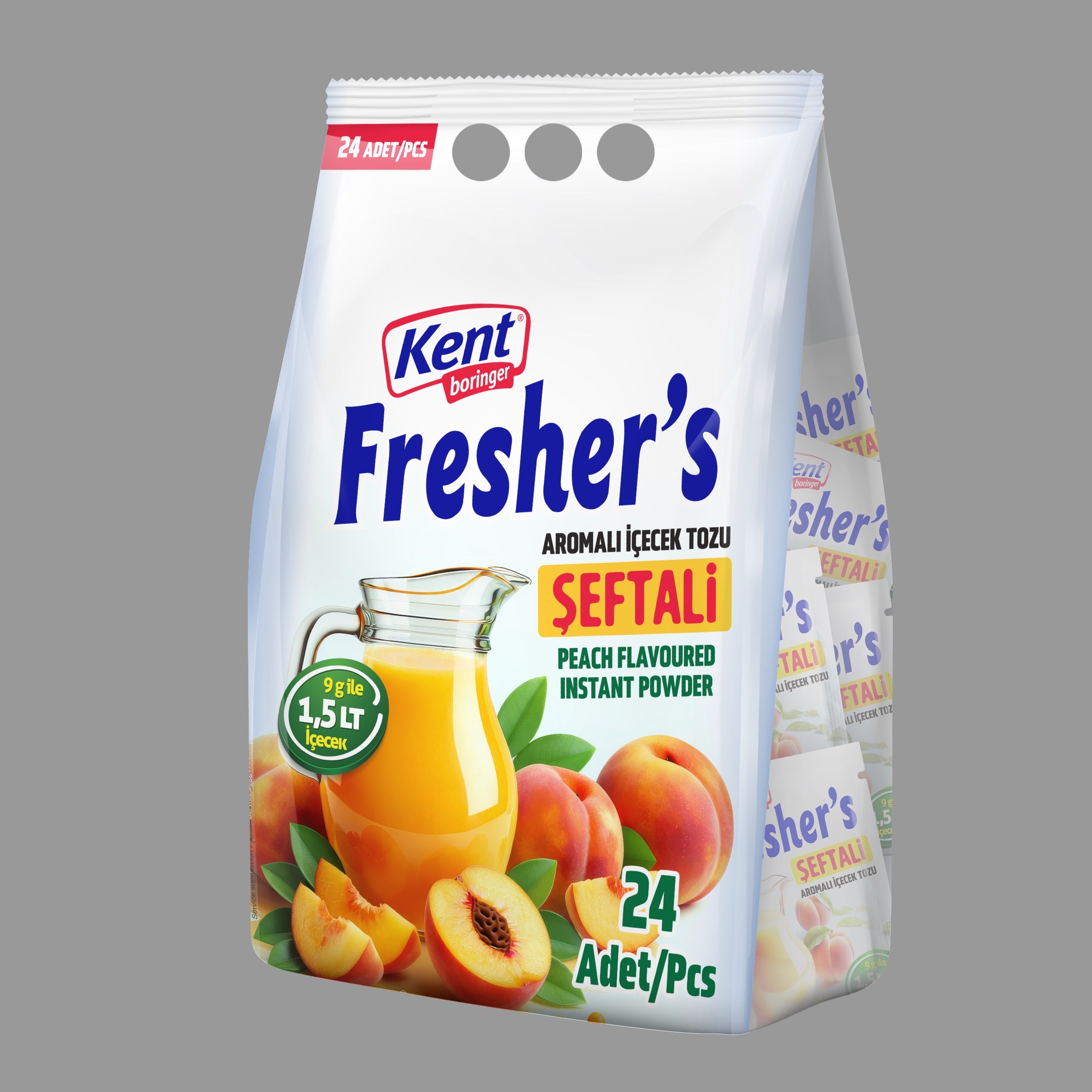Fresher's Şeftali Aromalı Toz İçecek 24 Adet