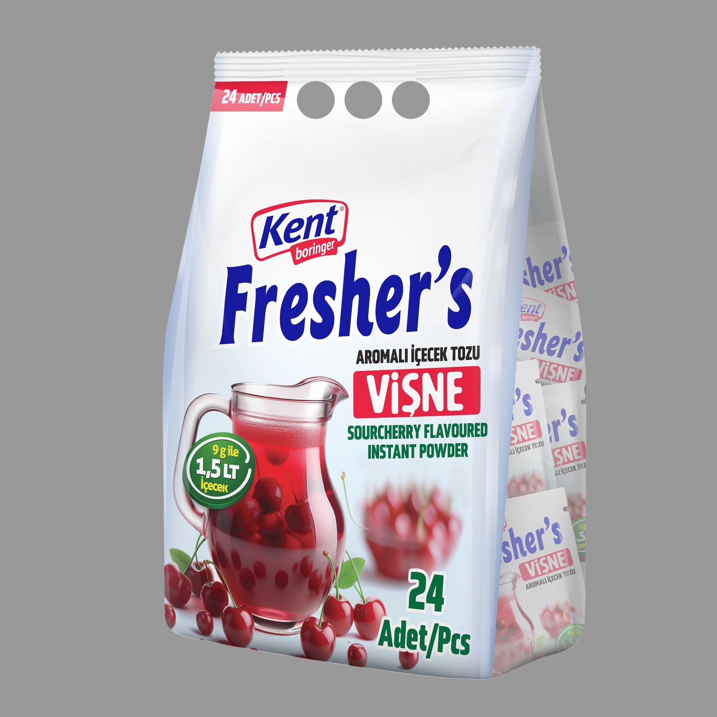 Fresher's Vişne Aromalı Toz İçecek 24 Adet