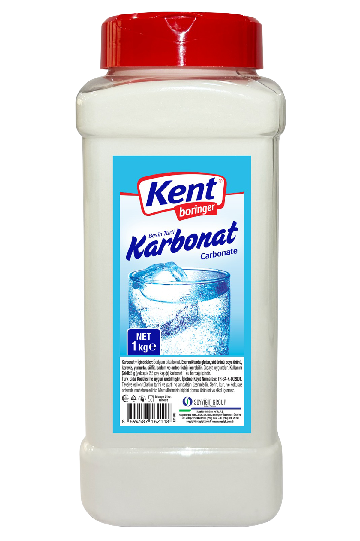 Karbonat 1 kg.Pet Şişe