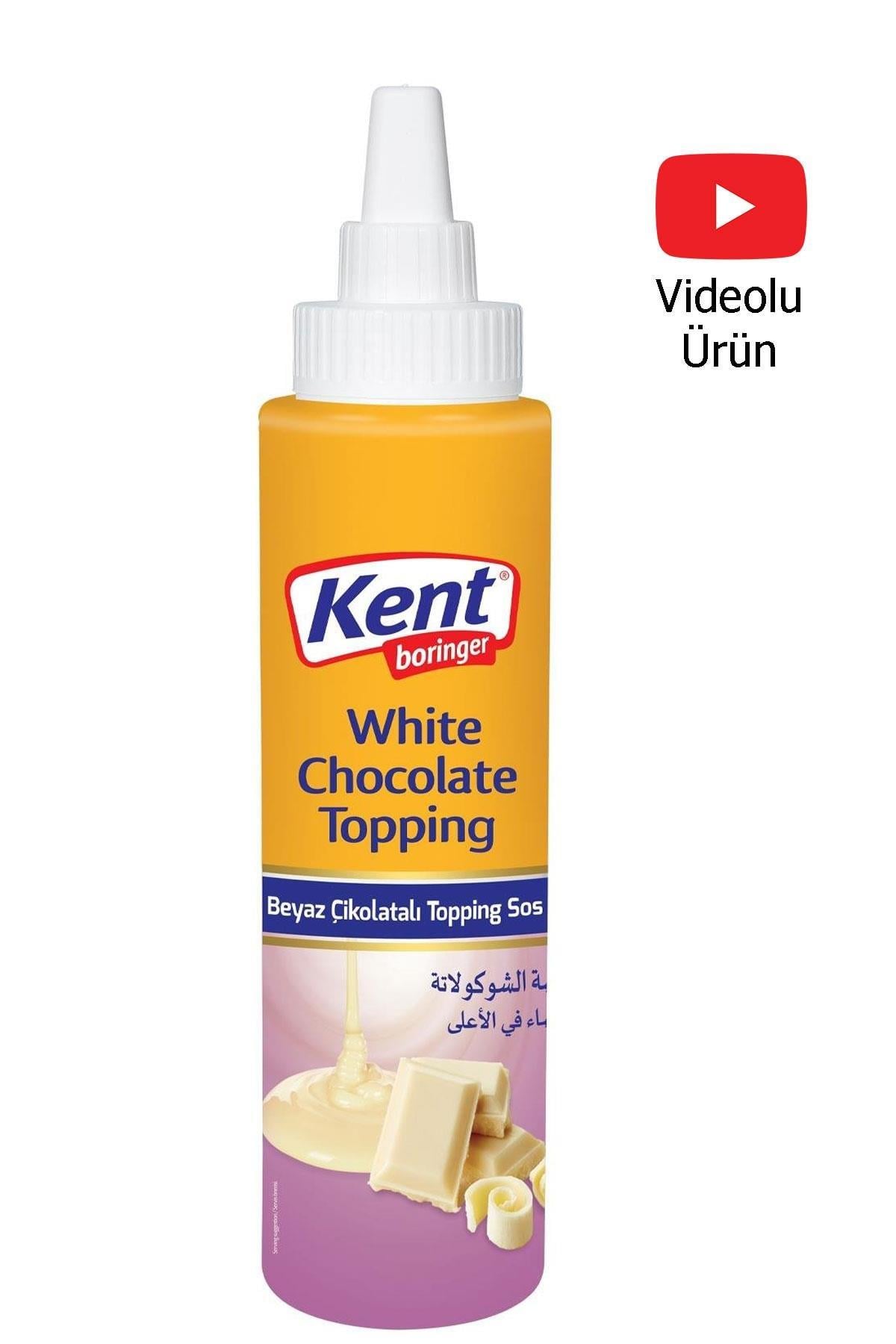 Kent Boringer 300g Beyaz Çikolatalı Topping Sos