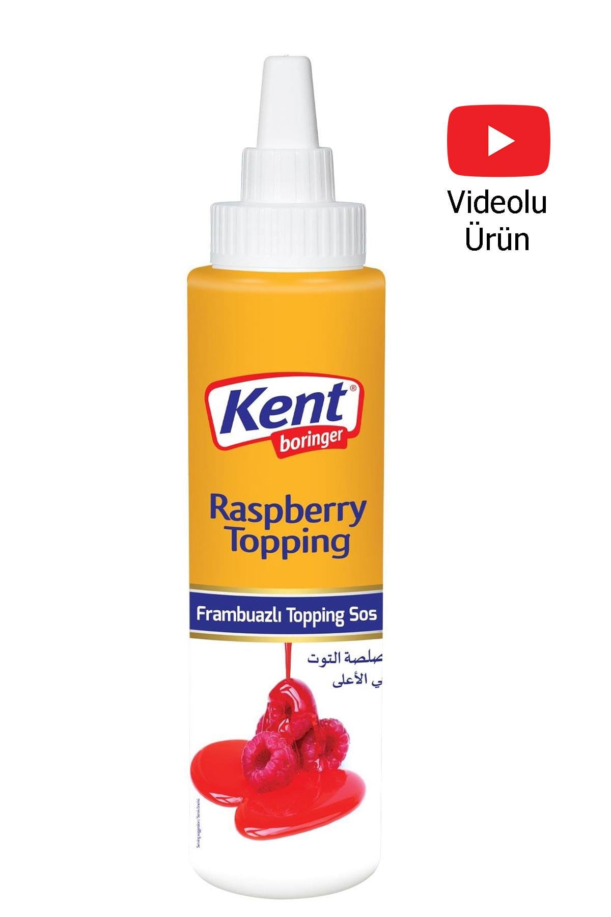 Kent Boringer 300g Frambuazlı Topping Sos (Silindir )