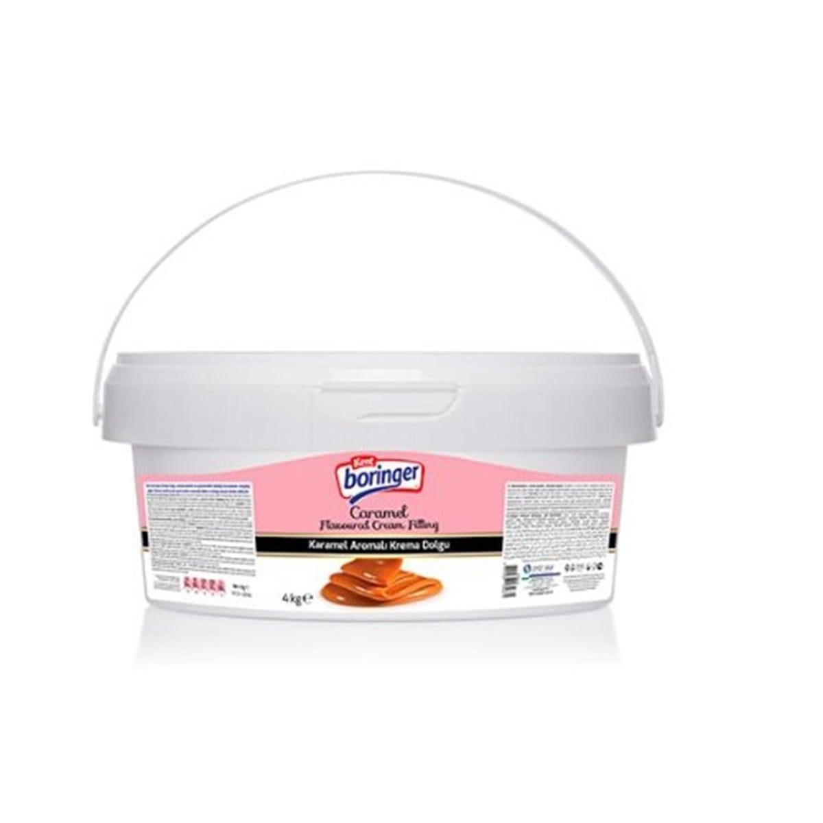 Kent Boringer Karamel Aromalı Krema Dolgu 4 Kg