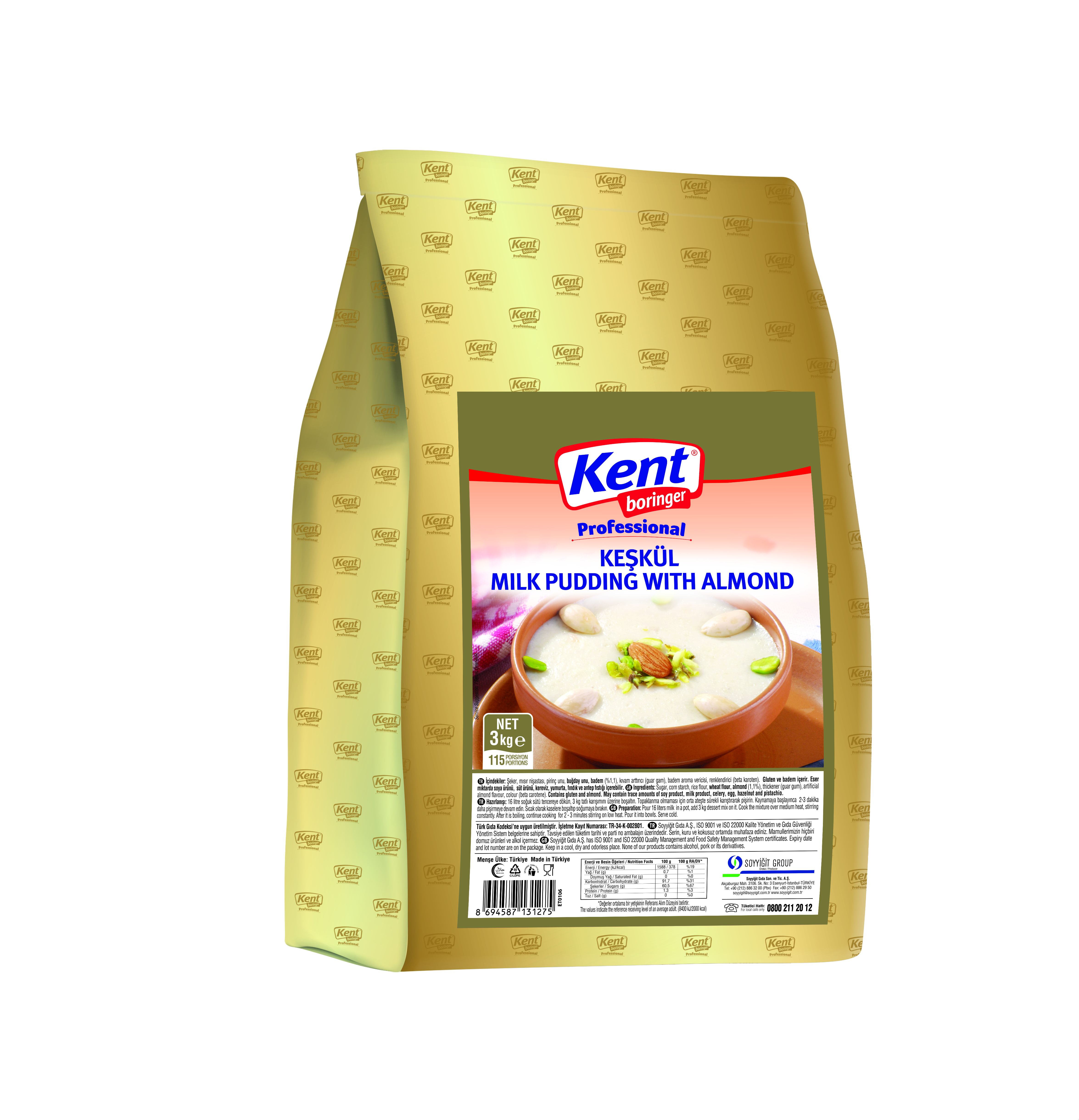 Kent Boringer Keşkül 3 Kg