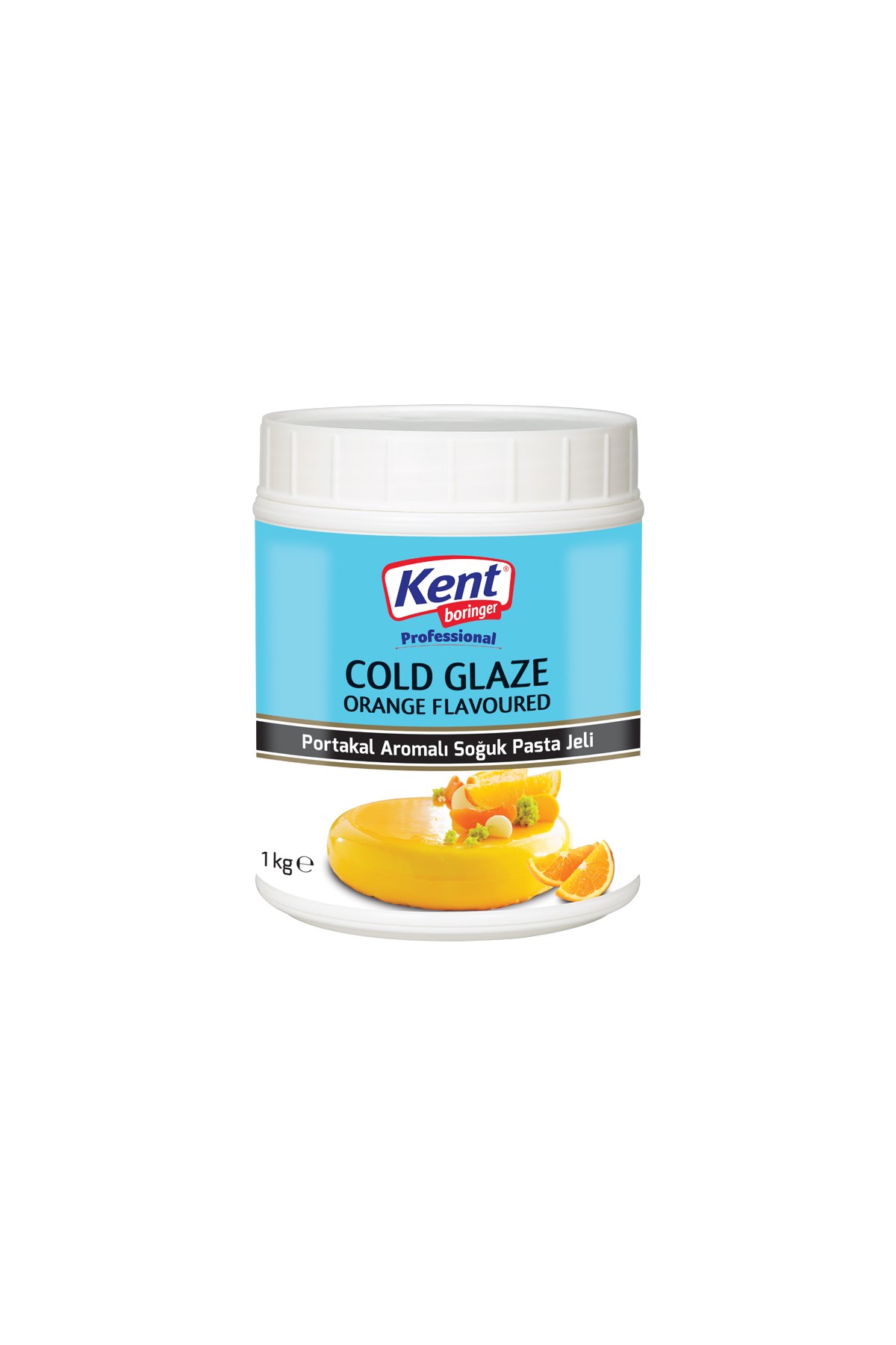 Kent Boringer Portakal Aromalı Soğuk Pasta Jeli 1 Kg