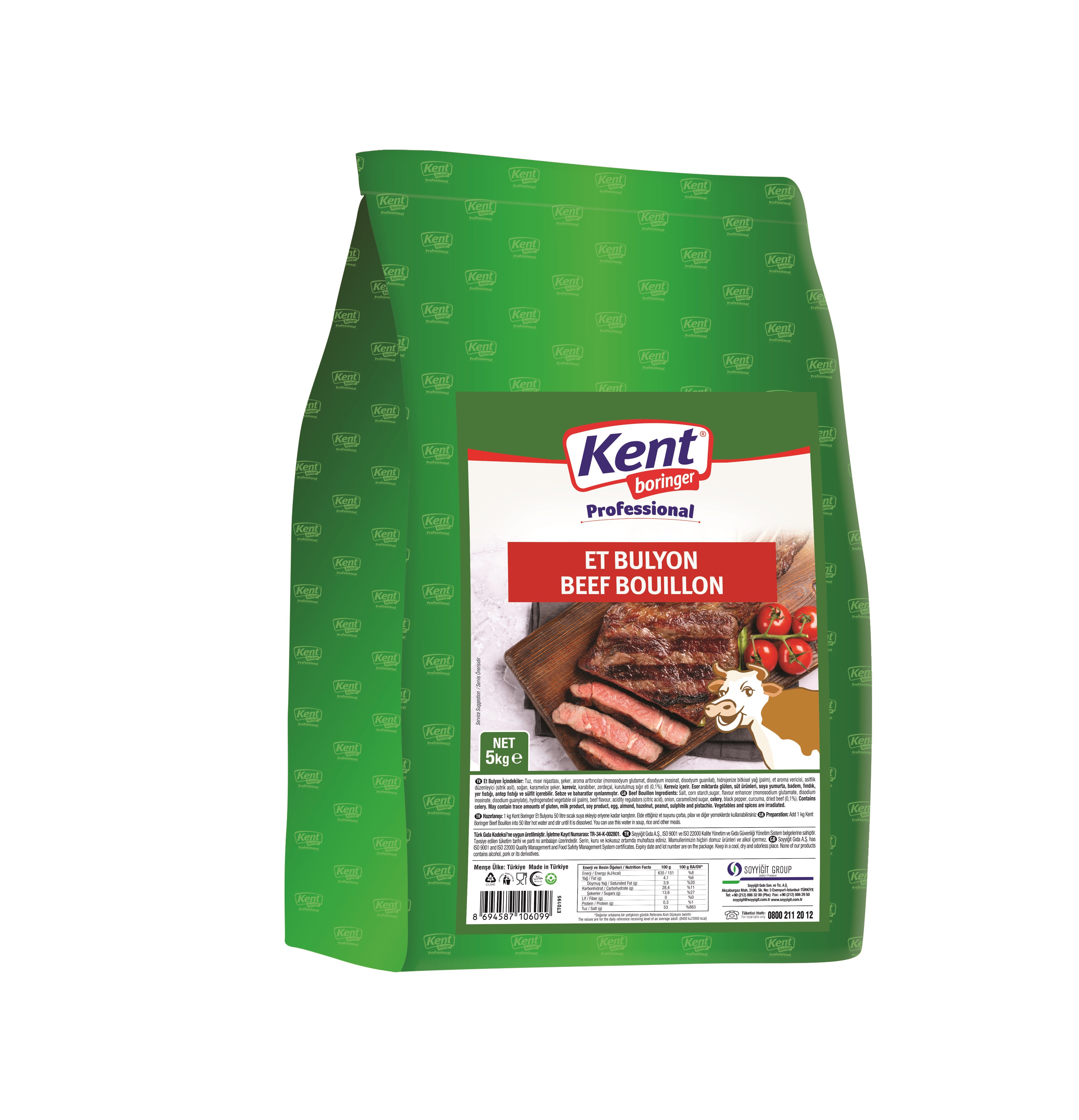 Kent Boringer  Professional Et Bulyon 5 Kg