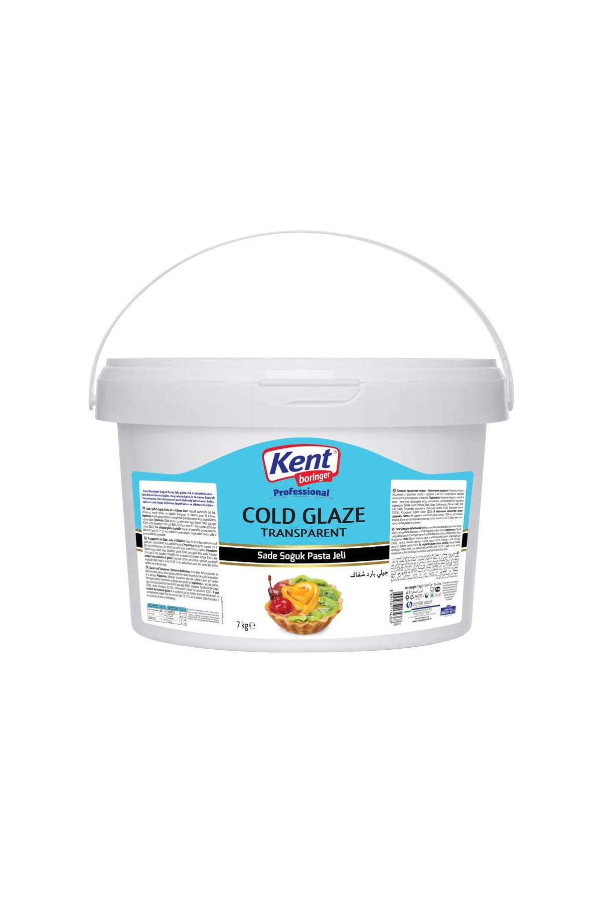 Kent Boringer Sade Şeffaf Soğuk Pasta Jeli 7 Kg