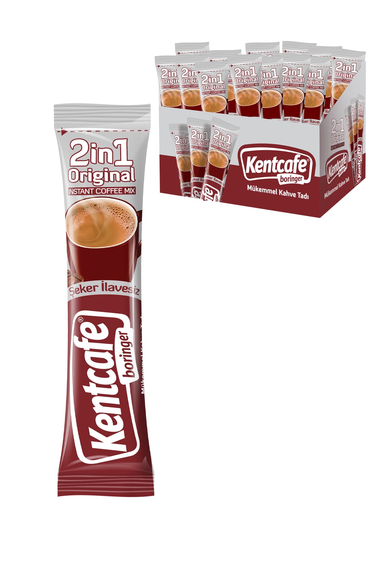 Kentcafe Boringer 2si 1 Arada Hazır Kahve 48'li Paket