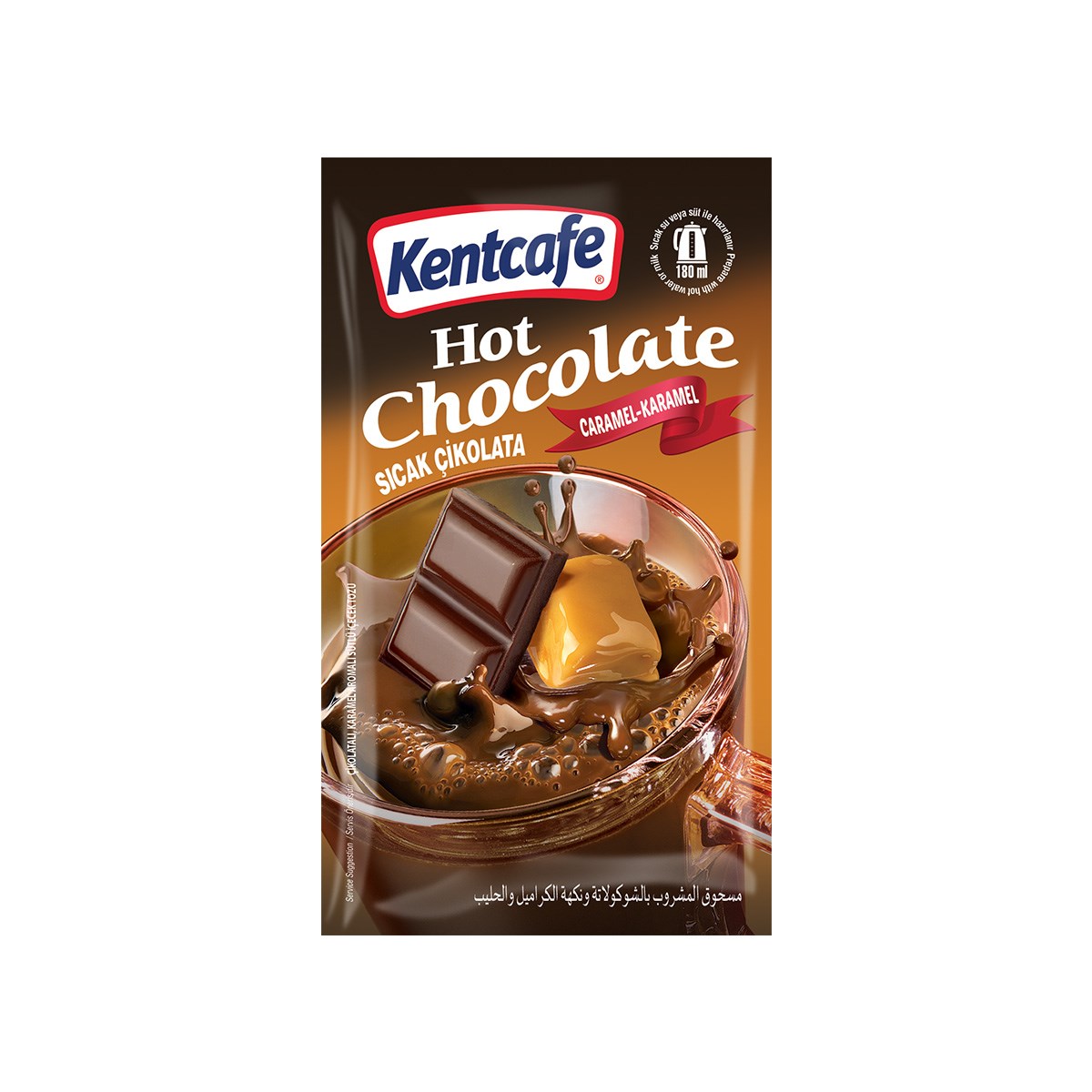 Kentcafe Sıcak Çikolata Karamel 19 Gr 12 li
