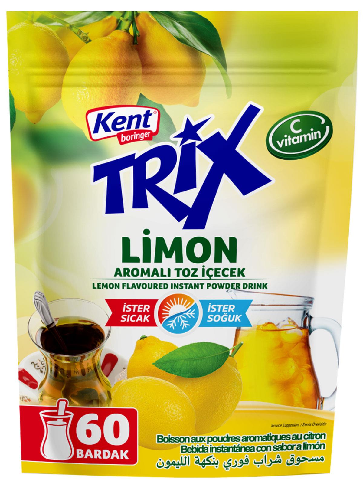 Trix Limon Aromalı Toz İçecek 300 Gr 12 Adet