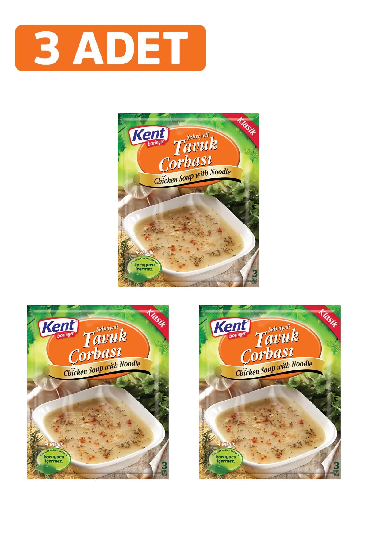 Şehriyeli Tavuk Çorbası 54 gr *3 'lü