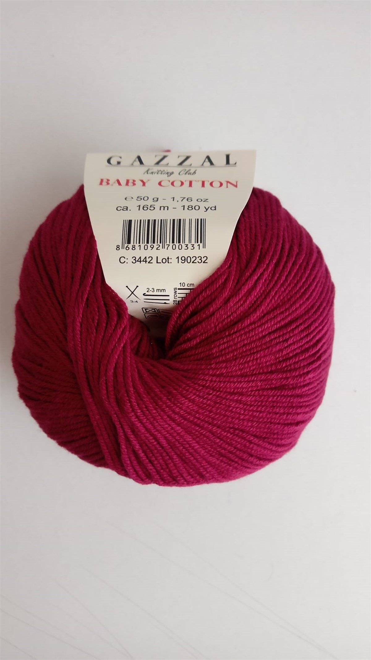 BABY COTTON  3410 GAZZAL  002-3410 BABY COTTON GAZZAL